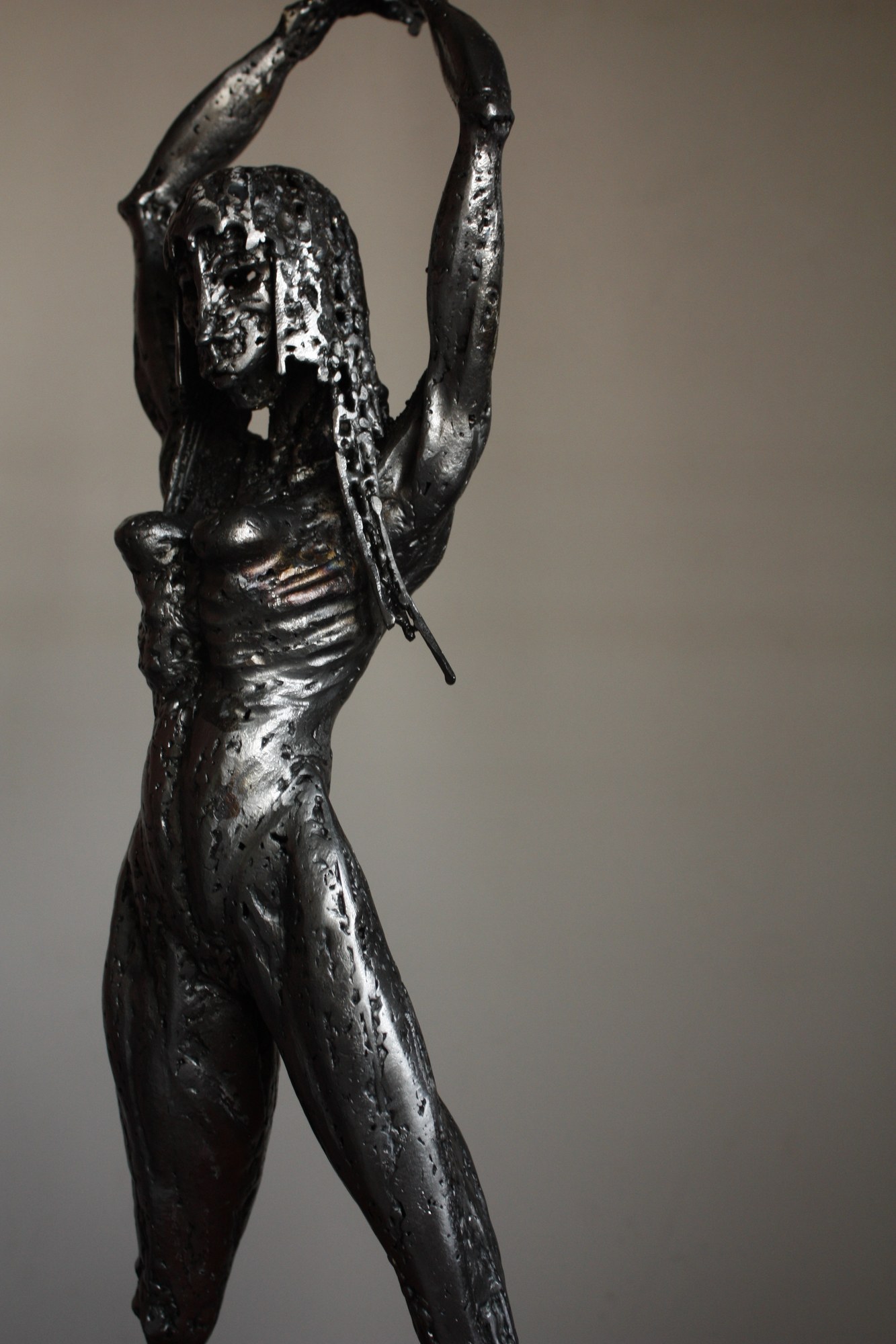 Freya's Will — Profil — forged metal sculpture
